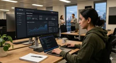 برمجة لوحة تحكم (Admin Dashboard)